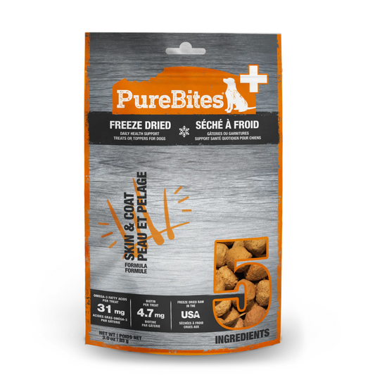 Pure Bites peau pelage poulet saumon 