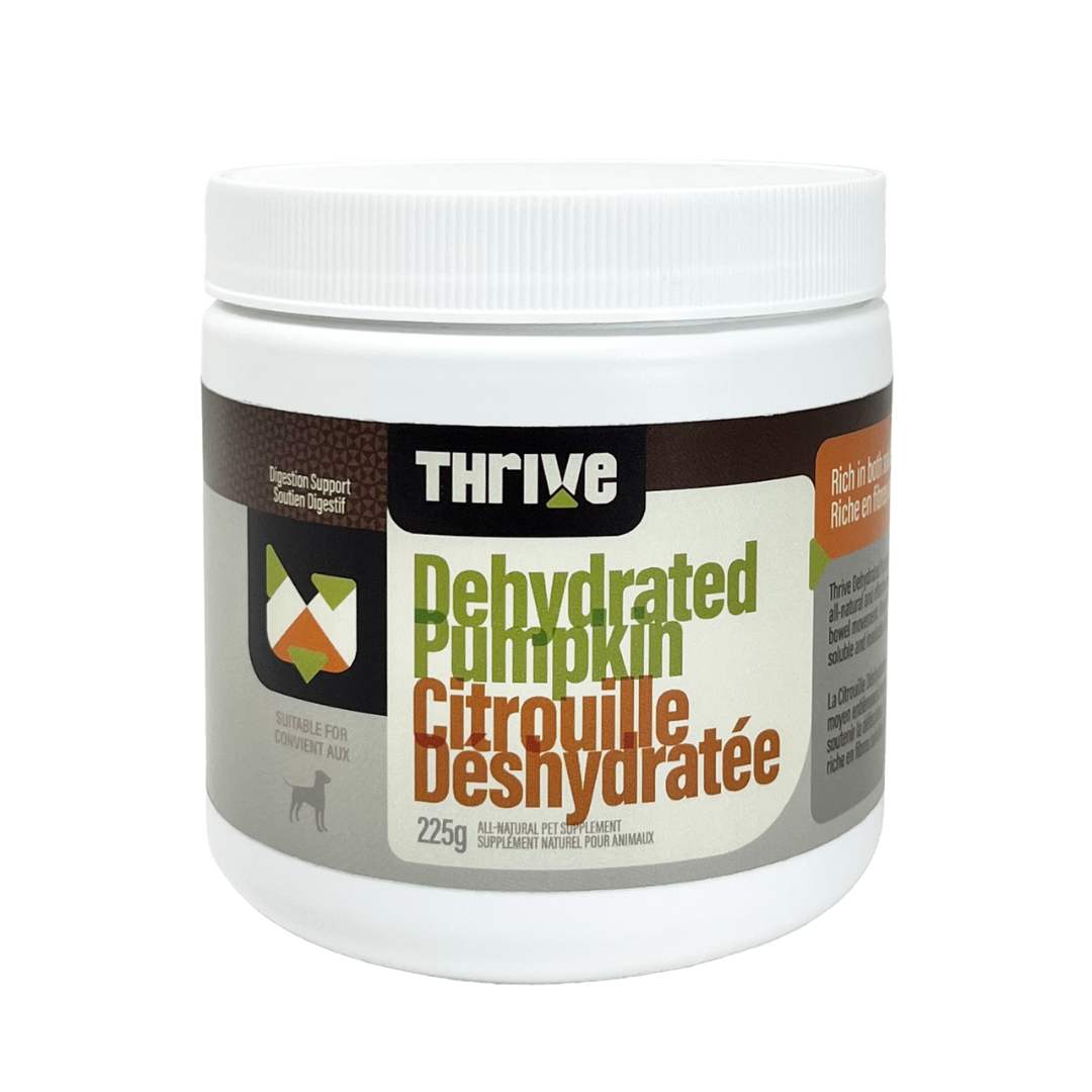 THRIVE | Citrouille déshydratée 225g - Supplément digestion pour chien et chat