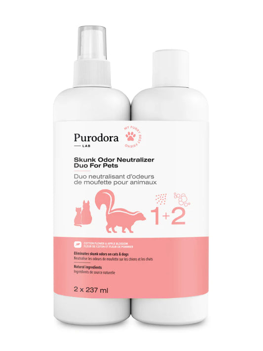 PURODORA LAB | Neutralisant d'odeur moufette pour chiens et chats