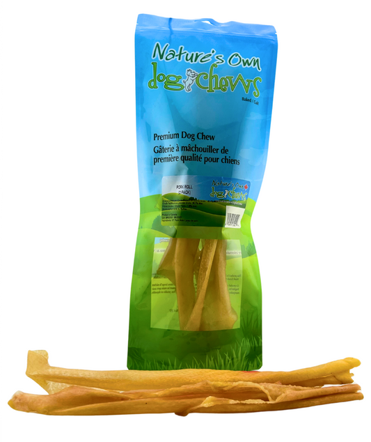 NATURE'S OWN | Rouleau peau de porc 12". Solution Nutrition Animale, votre référence en besoin nutritionnel pour chiens et chats au Québec.