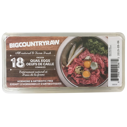 BIG COUNTRY RAW | 18 Oeufs de caille