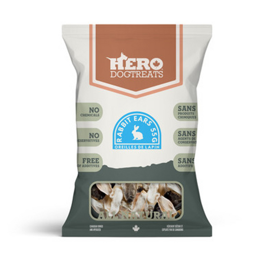 HERO | Oreilles de lapin déshydratées 55 gr