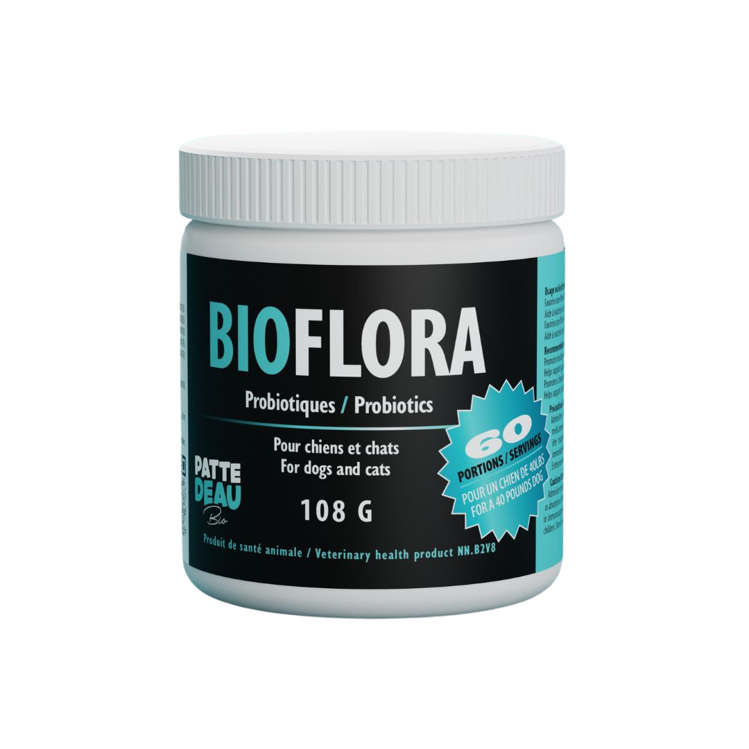 PATTEDEAU BIO | Bioflora probiotique - Supplément pour chiens et chats