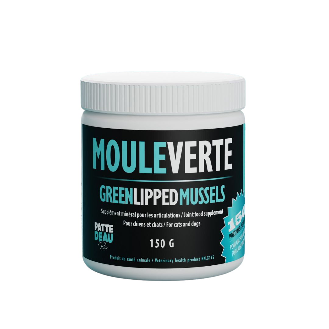 PATTEDEAU BIO | Moule verte - Supplément pour chiens et chats