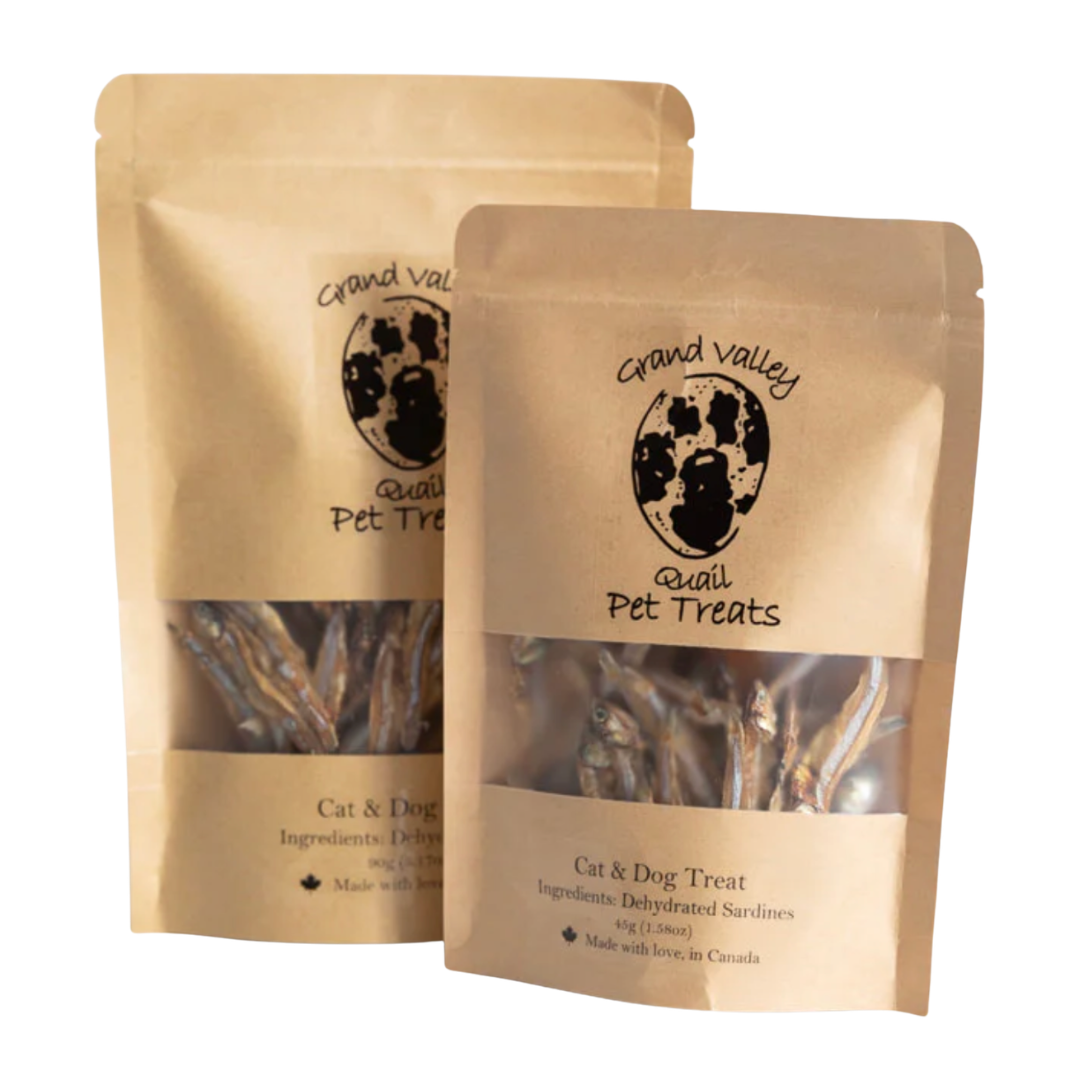 GRAND VALLEY | Sardines déshydratées - Gâterie lyophilisée pour chiens et chats