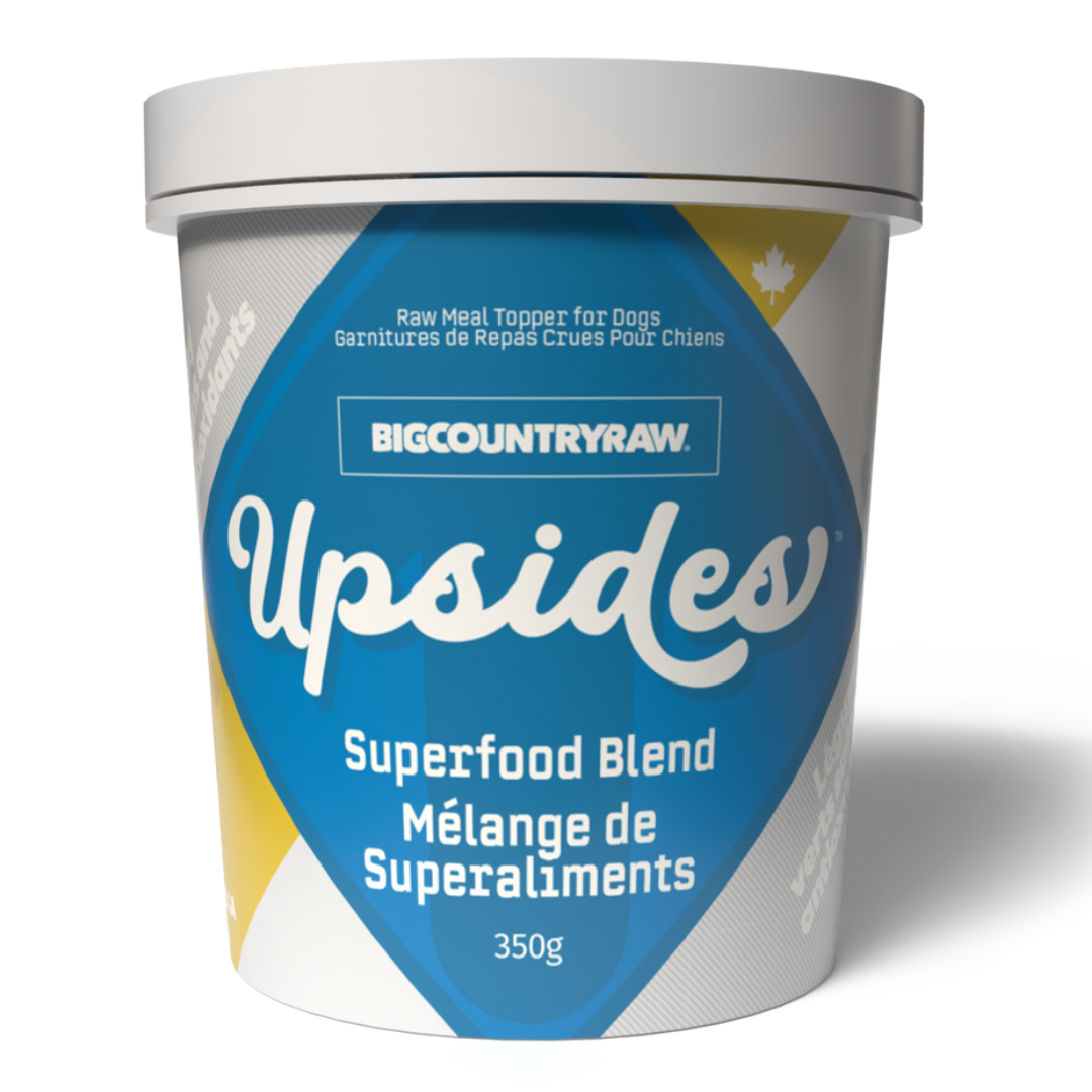BIG COUNTRY RAW | Mélange de super aliments.  Solution Nutrition Animale, votre référence en besoin nutritionnel pour chiens et chats au Saguenay
