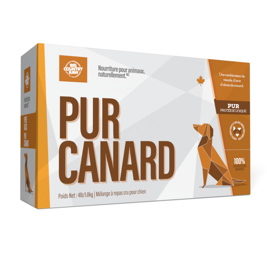 BIG COUNTRY RAW | Pur Canard - Nourriture crue pour chiens et chats