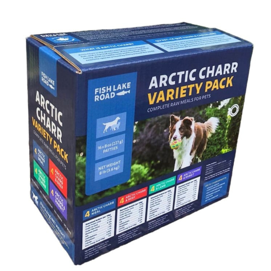FISH LAKE ROAD | Format variété - Nourriture crue pour chiens. Solution Nutrition Animale, votre référence en alimentation animale au Québec.