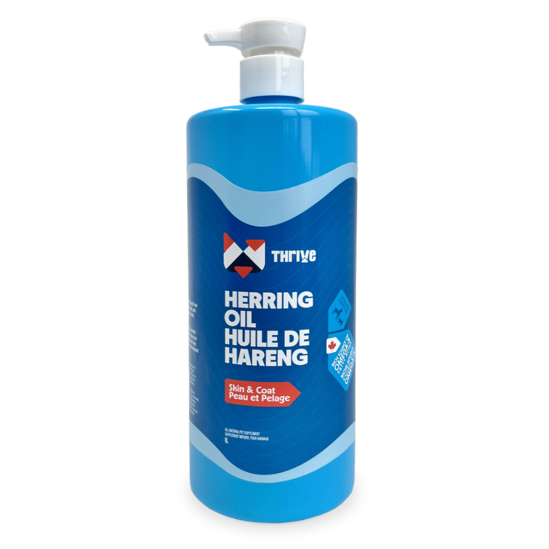 THRIVE | Huile d'hareng - Supplément pour chiens et chats