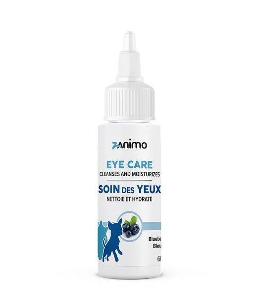 ZANIMO | Soins des yeux - nettoyant fréquent chiens et chats. Solution Nutrition Animale, votre référence en besoin nutritionnel pour chiens et chats au Québec.