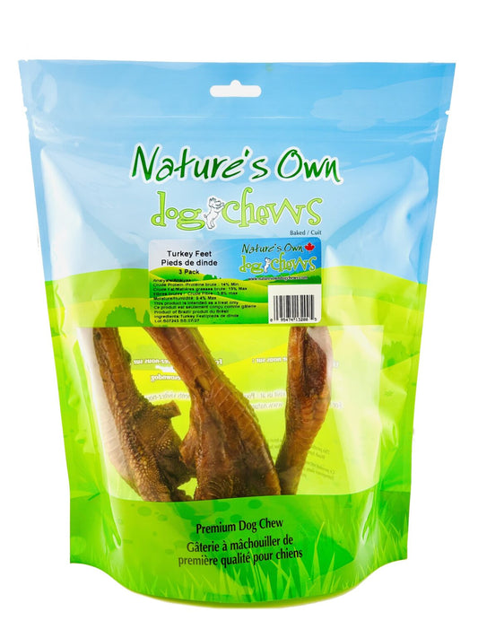 NATURE'S OWN | Pattes de dinde. Solution Nutrition Animale, votre référence en besoin nutritionnel pour chiens et chats au Québec.